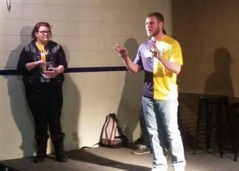 Improv team performs skits