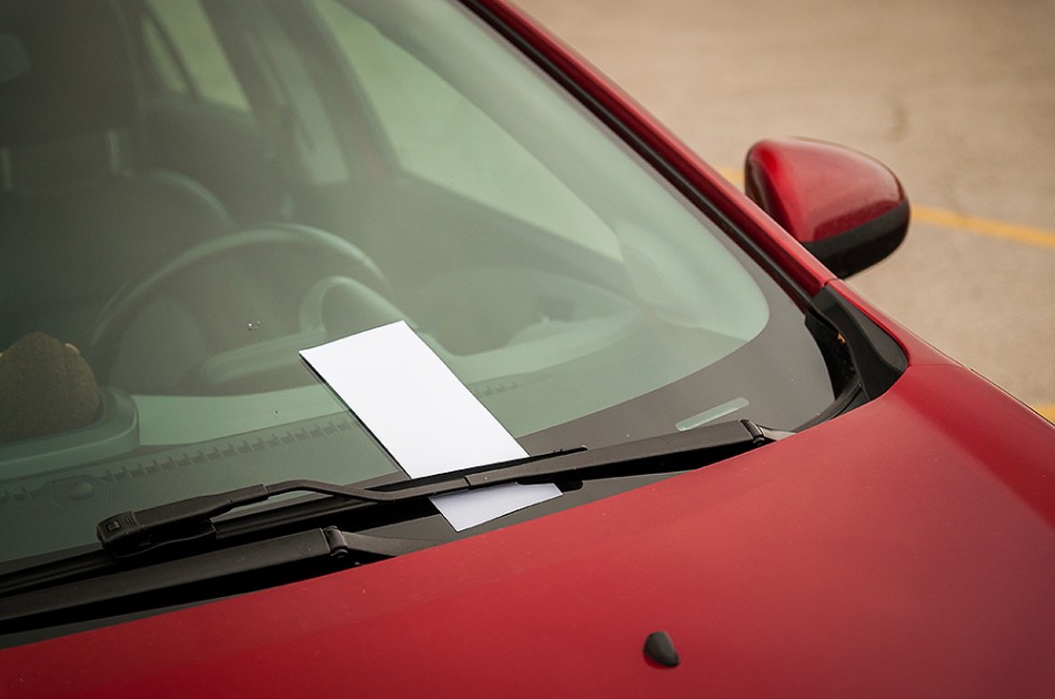Between 300 and 350 people received a parking ticket last semester.