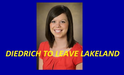 Diedrich to leave Lakeland