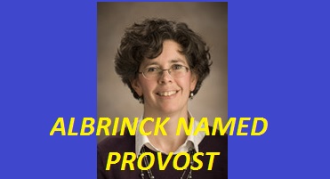 Albrinck announced provost