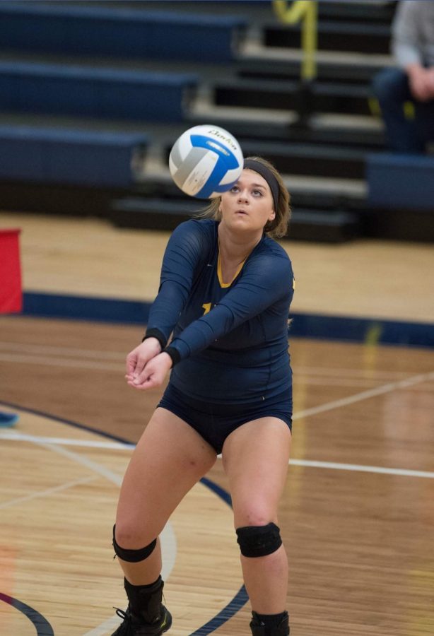 Women’s volleyball competes in triangular