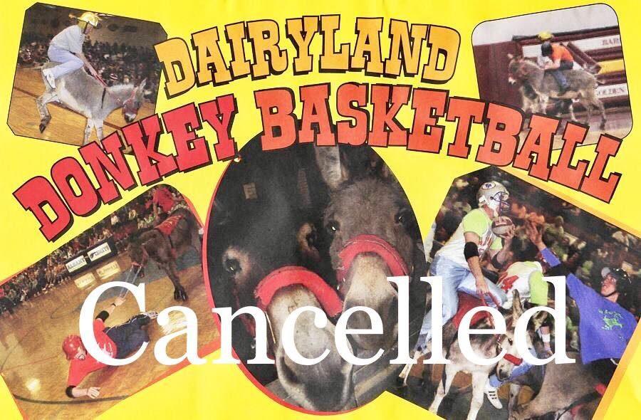 Donkey basketball cancelled