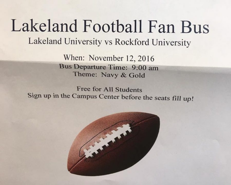 Upcoming fan bus to Rockford