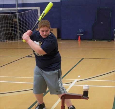 Baseball team hosts camp