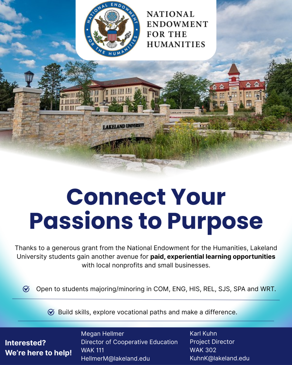 The National Endowment for the Humanities helps Lakeland students expand learning opportunities.